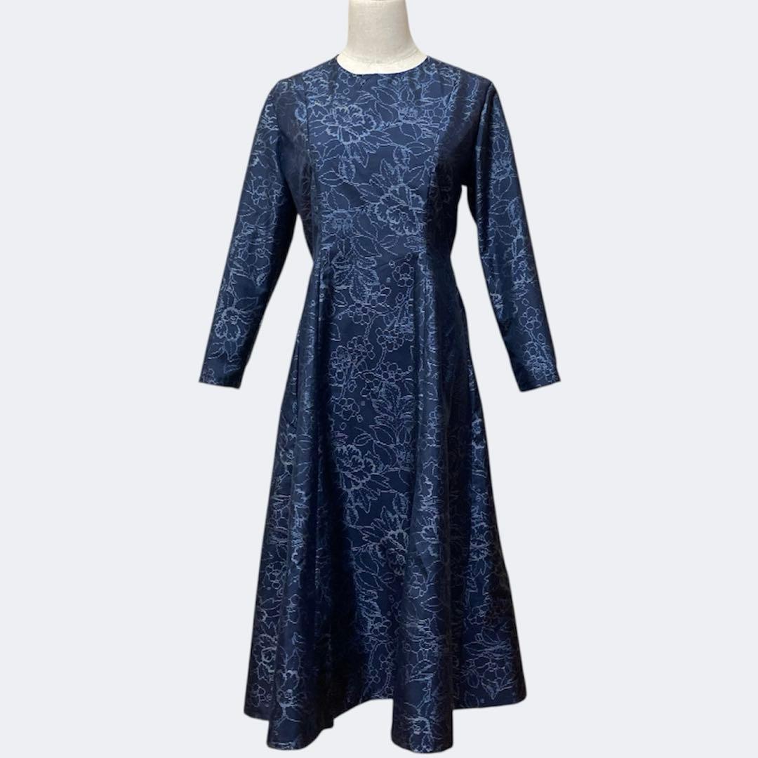 着物リメイク　ワンピース　本場大島紬