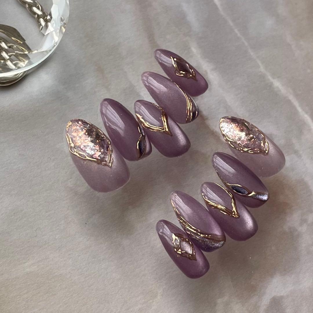 【専用】オーダーネイルチップ　マグネットネイル　3P