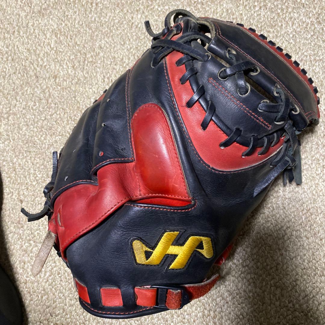 ハタケヤマ キャッチャーミット 甲斐モデル ハタケヤマグラブケース付き