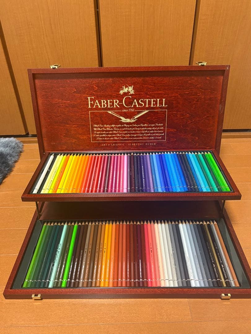 ファーバーカステル 色鉛筆100 木箱入り