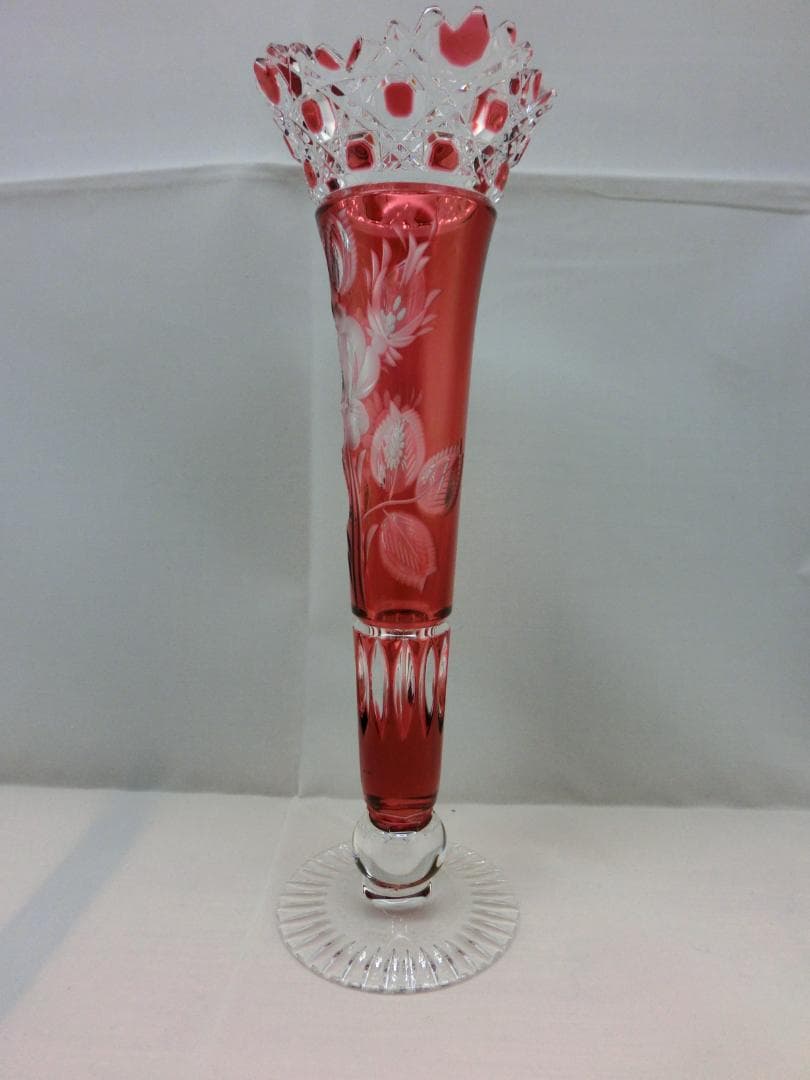 【マイセン】クリスタル・フラワーベース