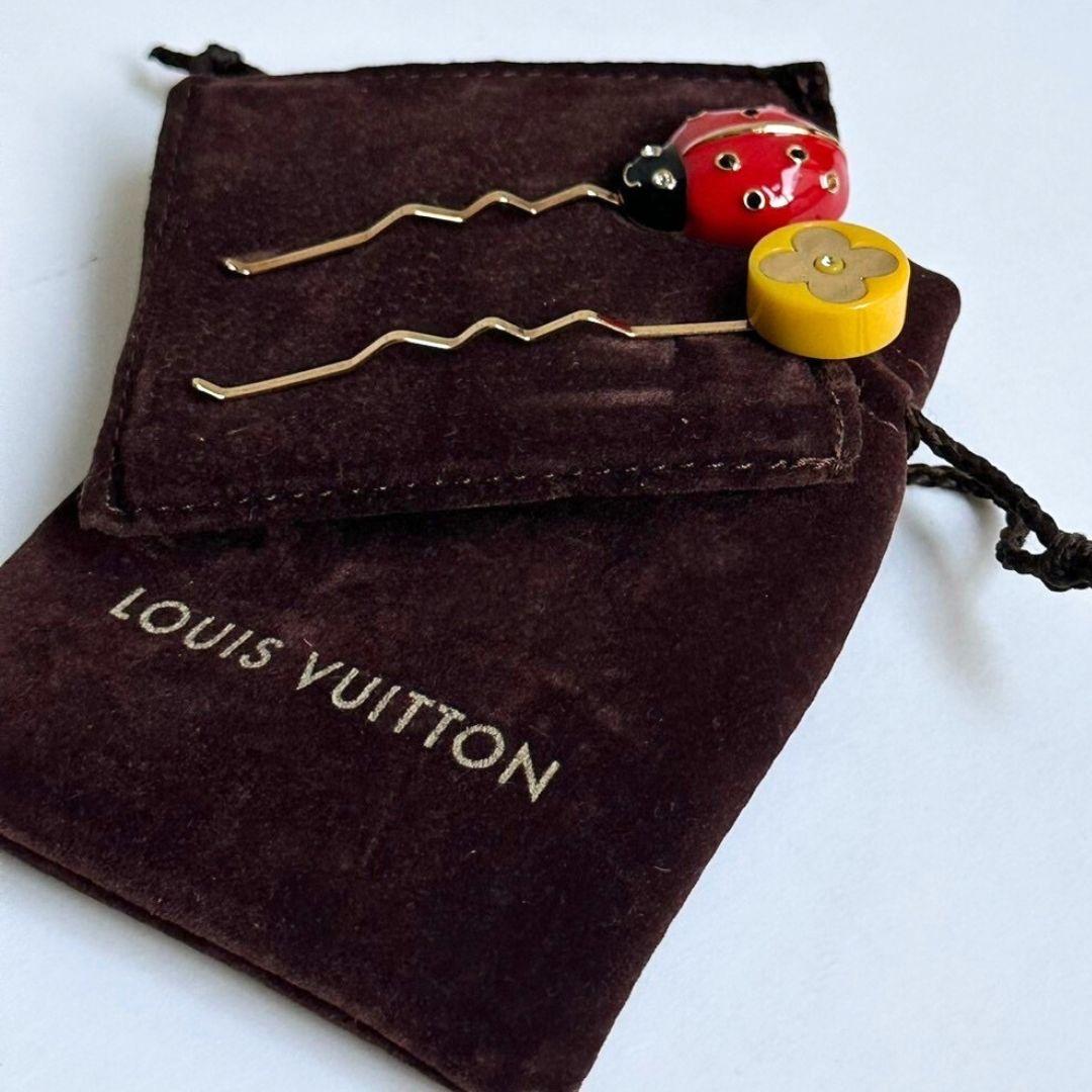 ルイヴィトン LOUIS VUITTON ヘアピン2点セット
