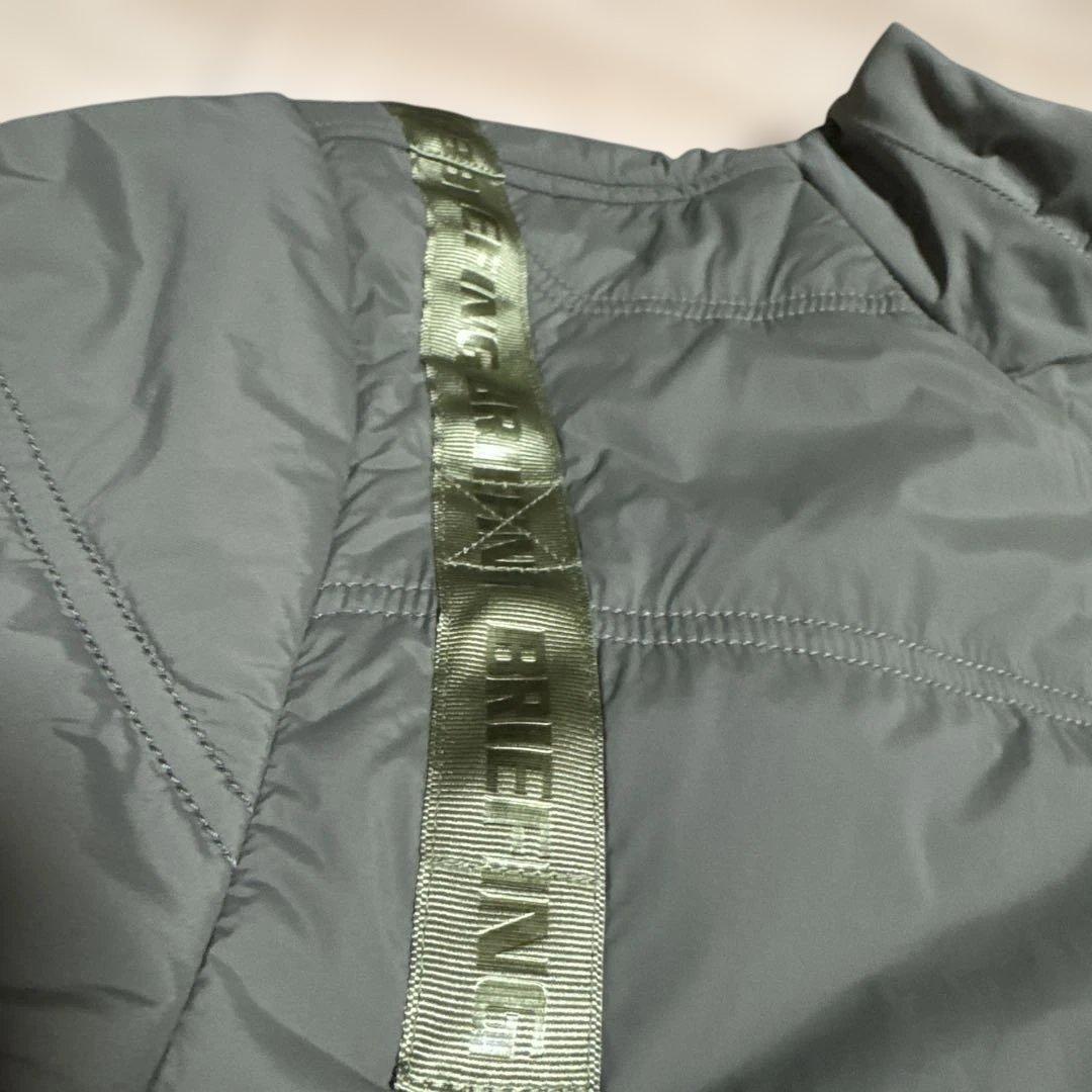 ブリフィングBRIEFING メンズブルゾン　パデットジャケットグリーン