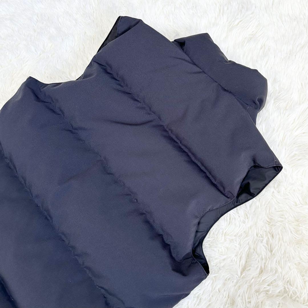 極美品 カナダグース フリースタイル ネイビー ダウンベスト ロゴワッペン XS