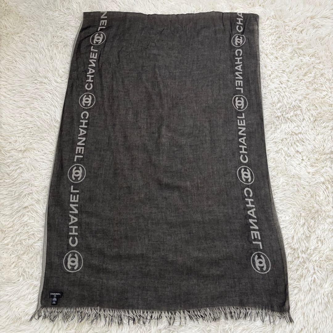 CHANEL シャネル ココマーク カシミヤ リバーシブル ストール マフラー