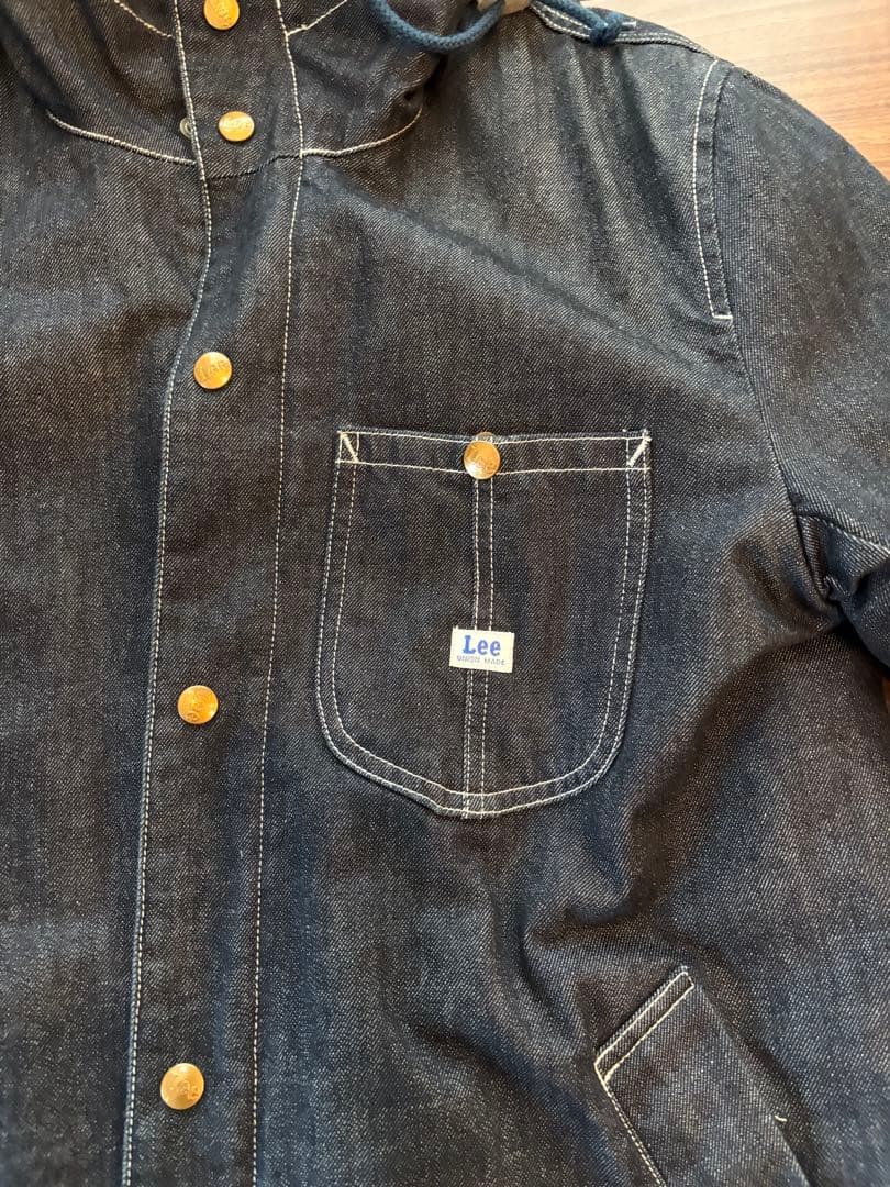 Lee ダークデニム カバーオール フード付き　Lサイズ　LT5016