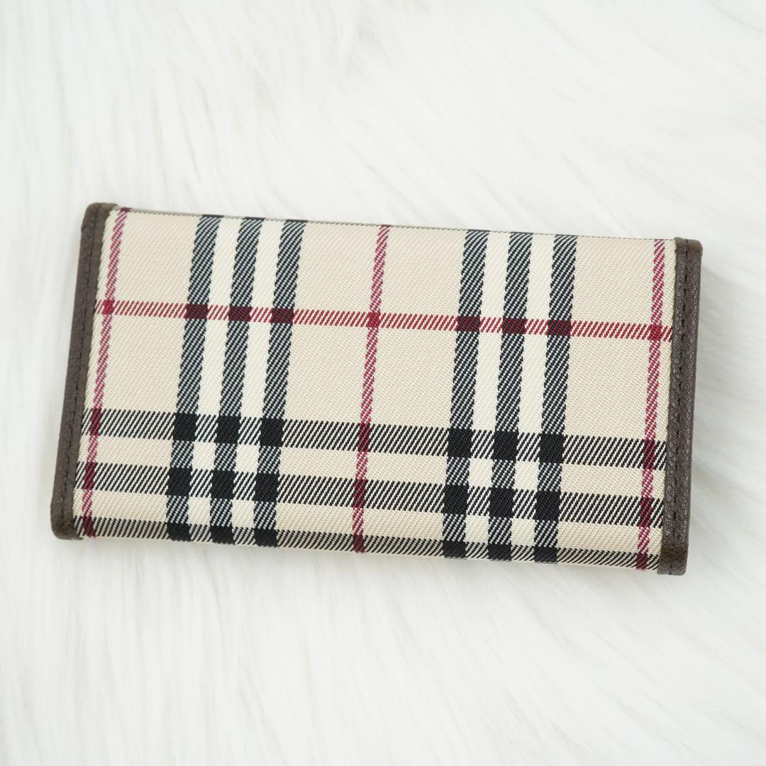 新品未使用品　BURBERRY LONDON キーケース　ノバチェック　ブラウン