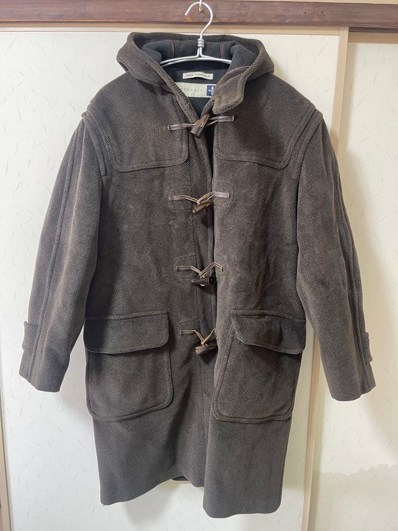 グローバーオール ダッフルコート ヘリンボーン