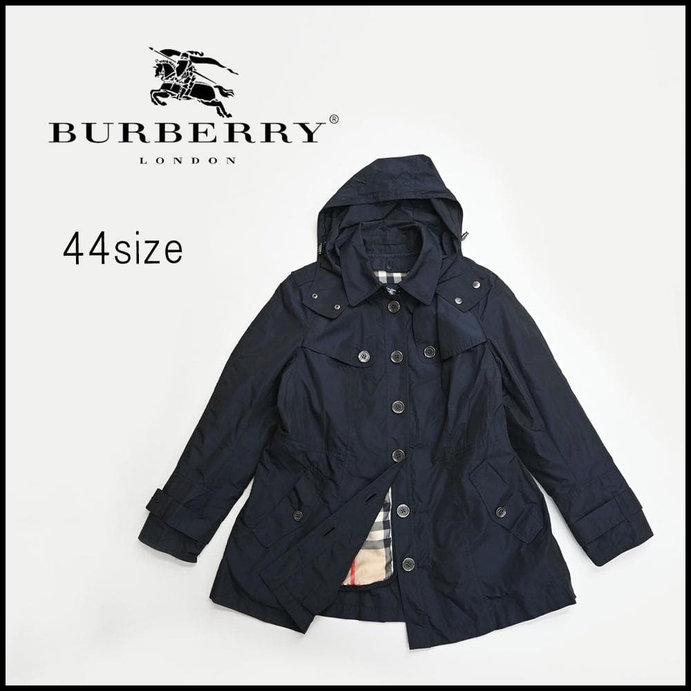 48285★年 バーバリーロンドン トレンチコート ノバチェック ライナー付き”
