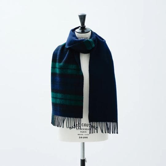 【新品未使用】ジョシュア エリス ウールカシミア マフラー 30×180cm