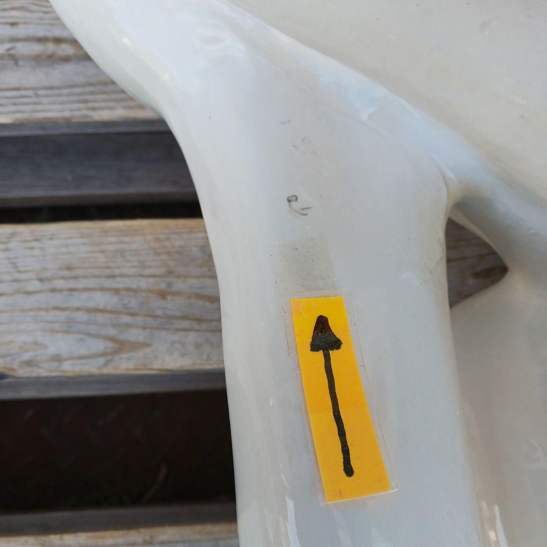 新品　陶器犬　大型犬　ダルメシアン　難有　オブジェ　置物　ホワイト　白色　高級品