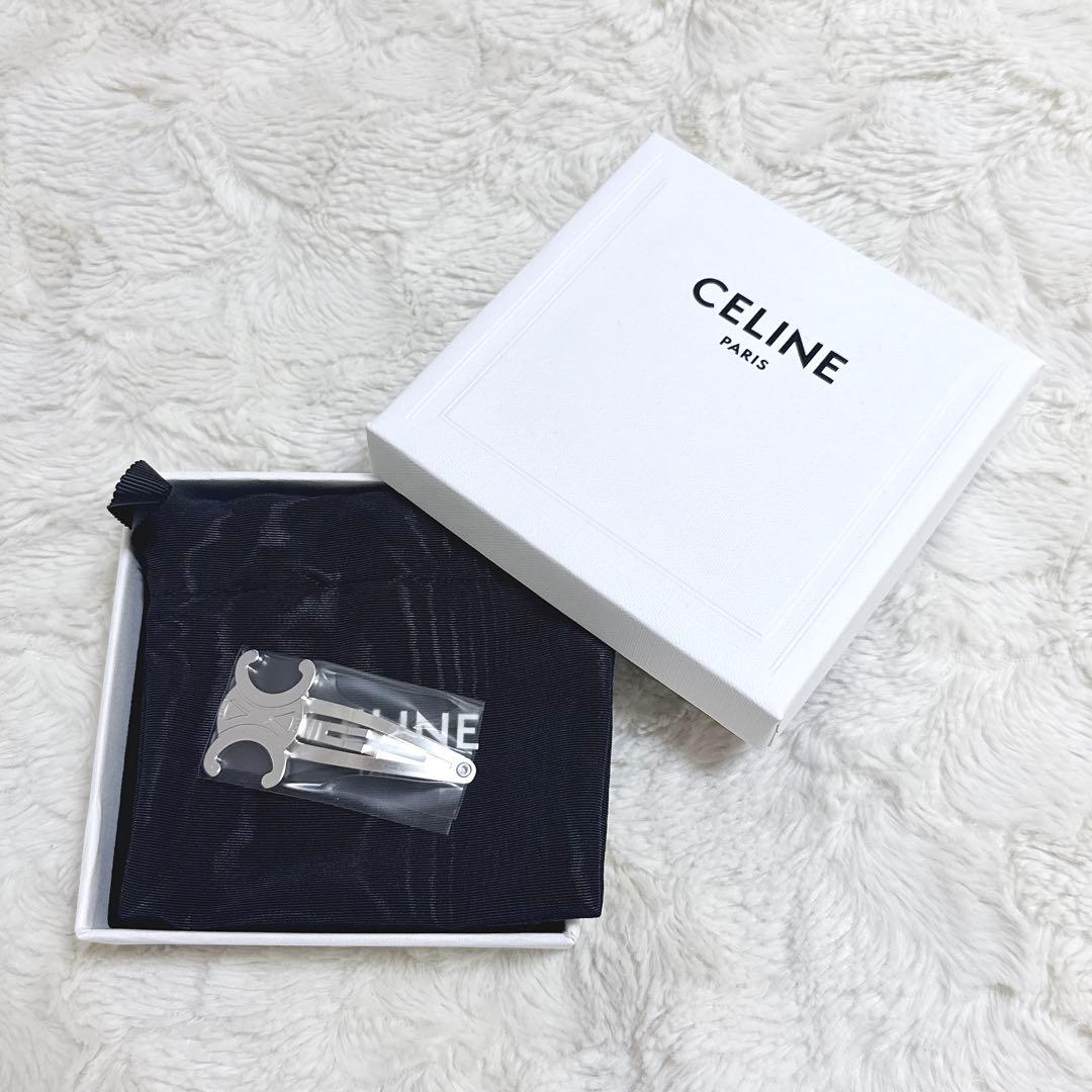 CELINE スナップ ヘアクリップ トリオンフ 正規品
