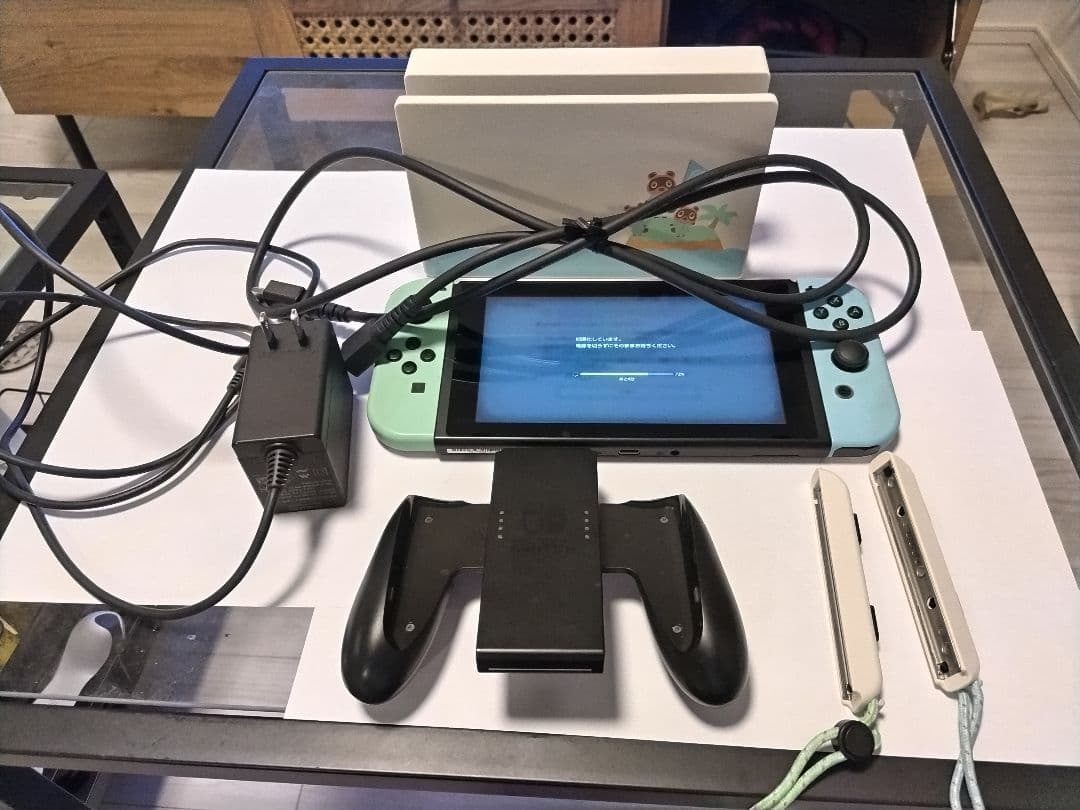美品　Nintendo Switch 本体 あつまれどうぶつの森　デザイン
