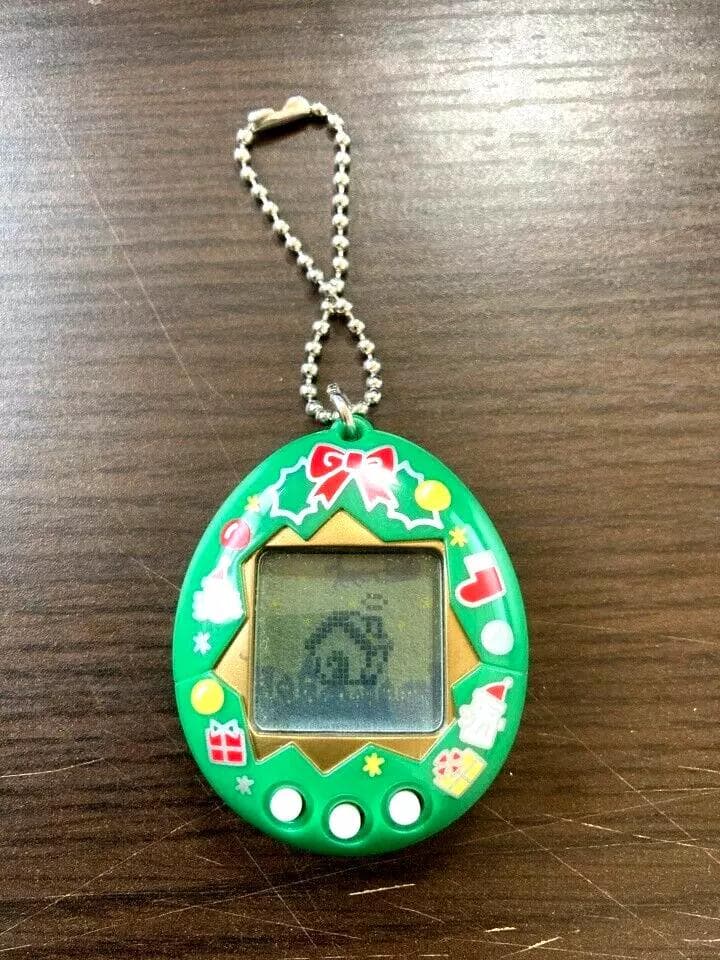 【動作確認済】バンダイ　たまごっち　サンタクロっち　グリーン