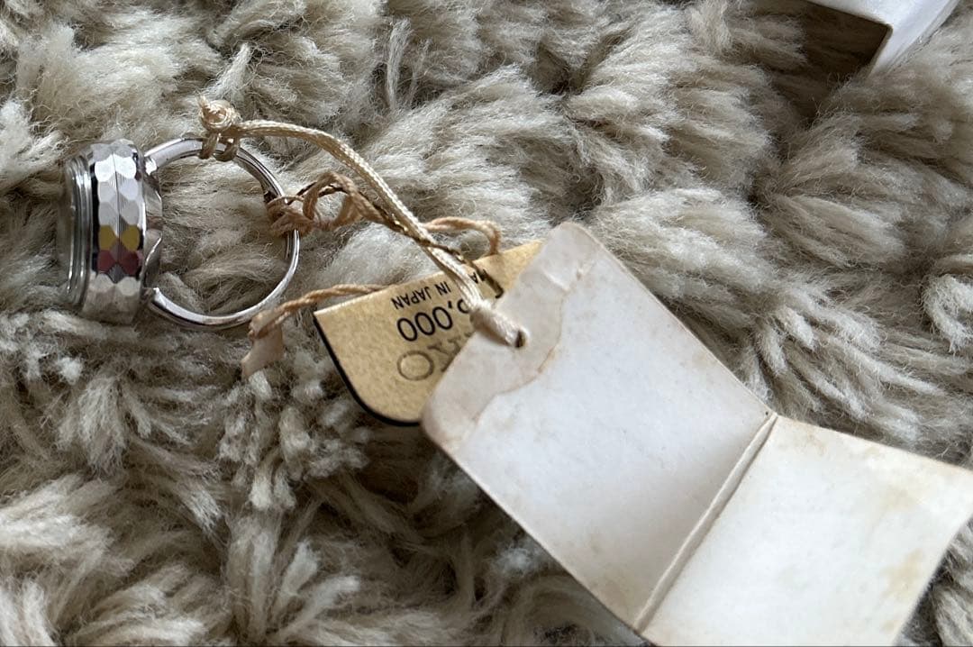 SEIKO アナログリング時計 青文字盤