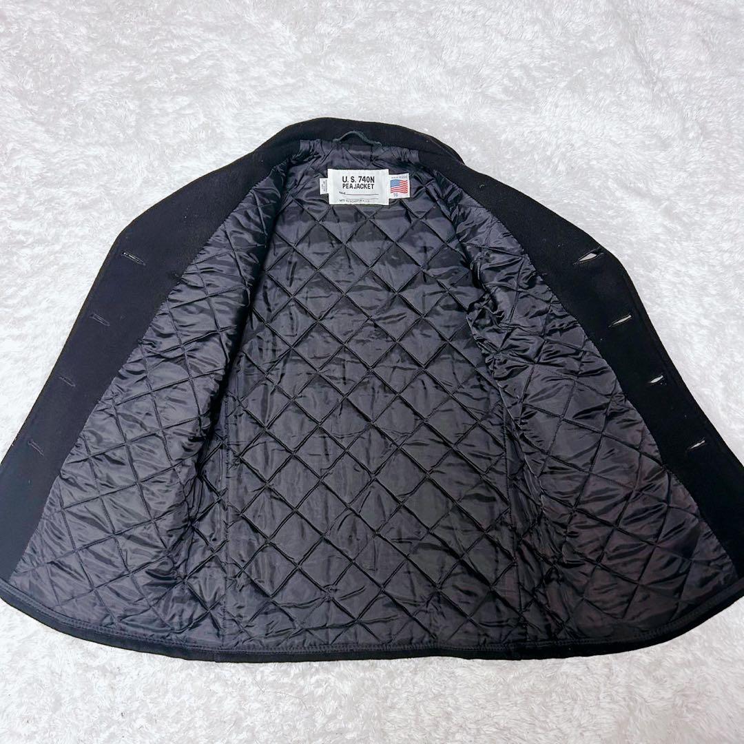 SCHOTT 740B ピーコート サイズ16 ブラック 32オンス