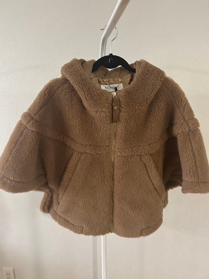 ぽっぷんMAX MARA PETALO テディベアケープ　ペタロ新品