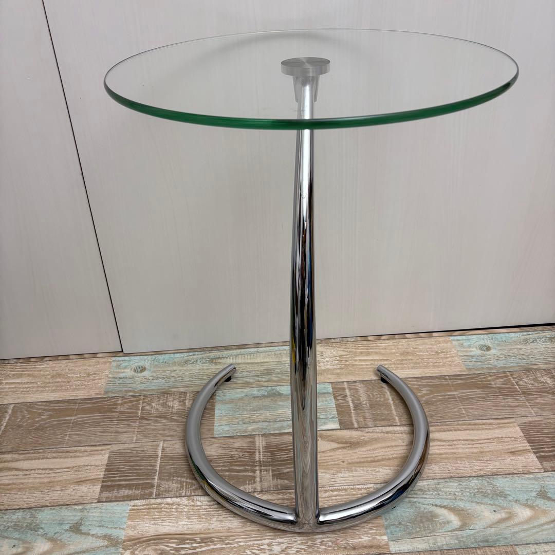 IDC 大塚家具 セレクト サイドテーブル ガラステーブル