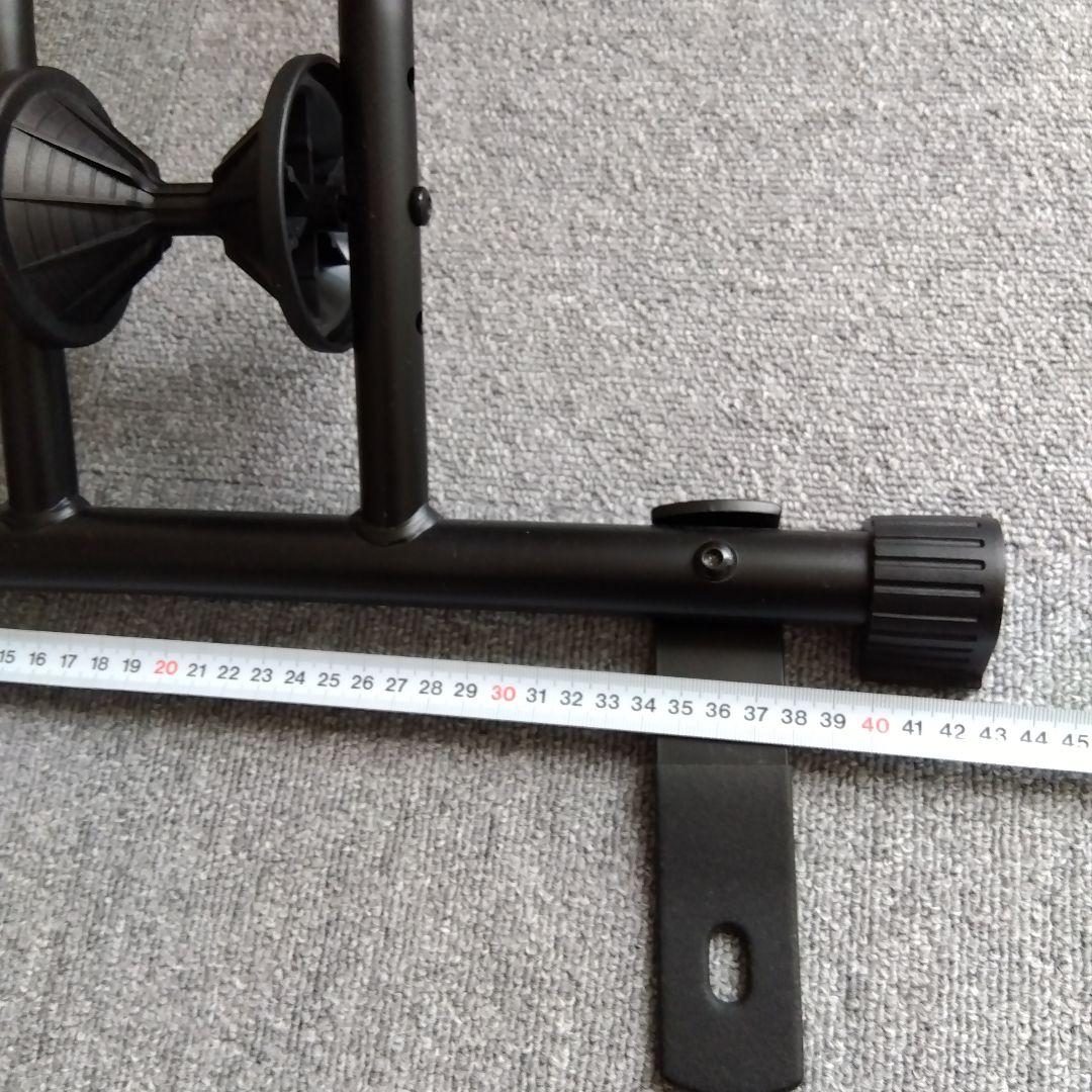 自転車 ディスプレイスタンド 高さ調整可能 ブラック