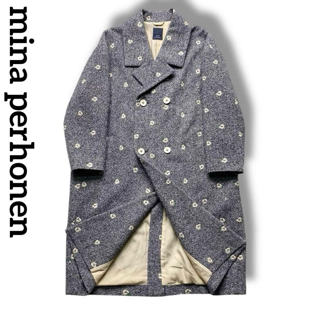 美品 mina perhonen ミナペルホネン ohayo コート アウター