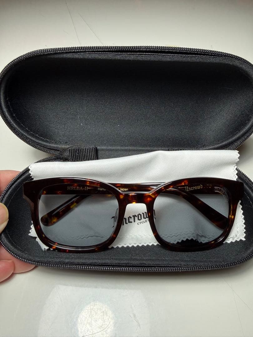UNCROWD MODEL-HELLA-Ⅱ サングラス 日本製 べっ甲タイプ