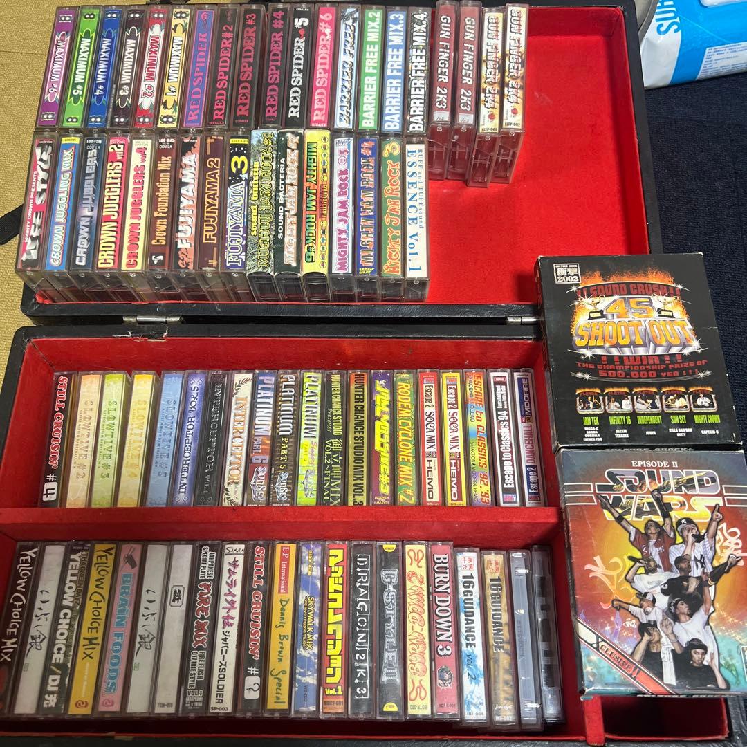 レゲエmixテープケースセット　全81個　希望金額があればコメントお願いします