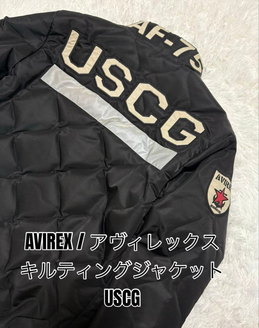 AVIREX / アヴィレックス キルティングジャケット USCG