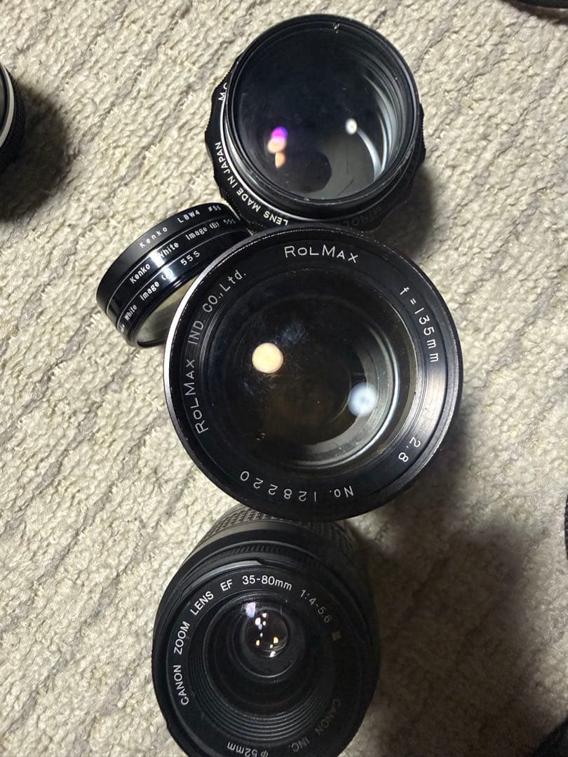フィルムカメラセット 6台 レンズ付き　ジャンク扱い