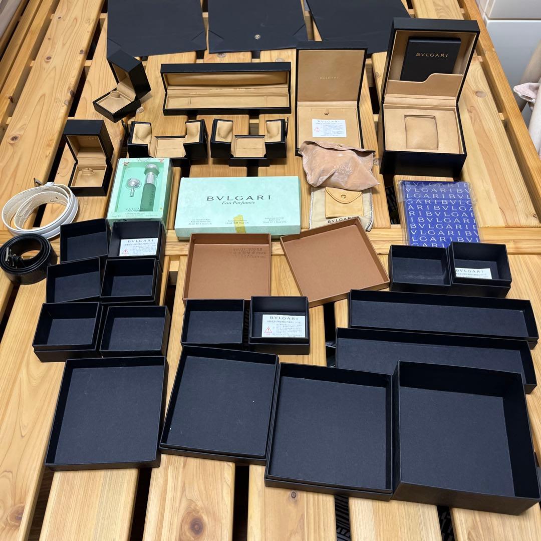 ブルガリ 空箱 ジュエリーケース 時計ケース リングケース まとめ売り おまけ付