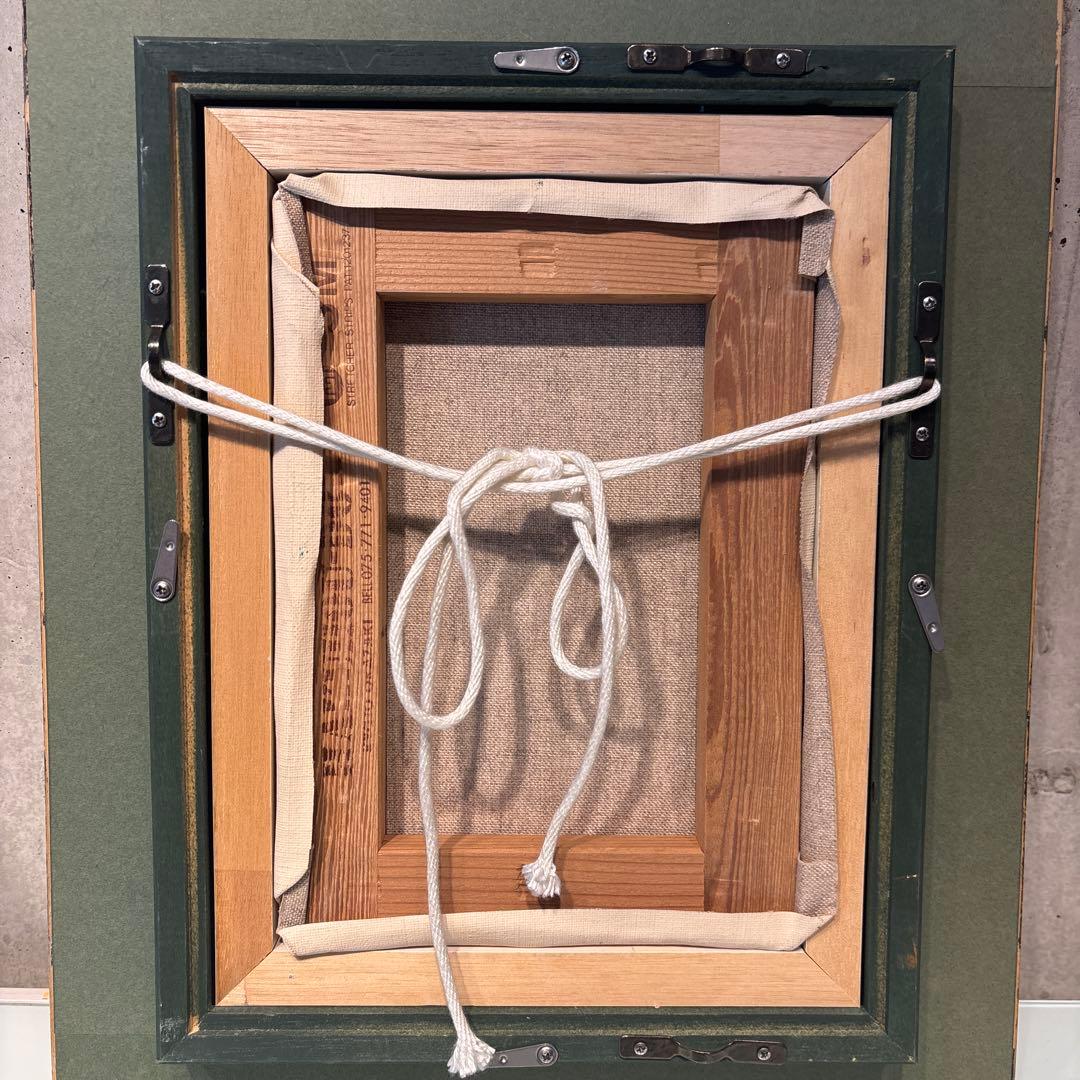 真作保証　八十山和代 1994年 F1号　肉筆　油彩画