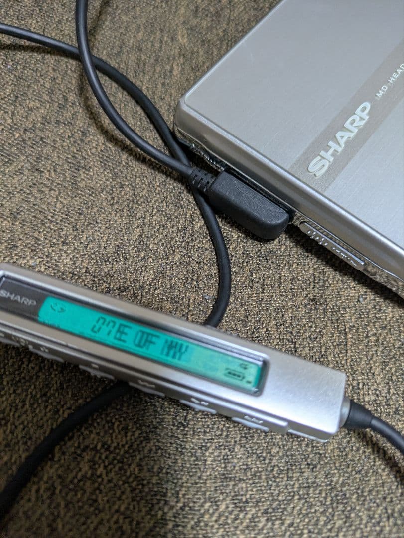 R*a様 SHARP MD-ST600-S ポータブルMDプレーヤー 動作確認済