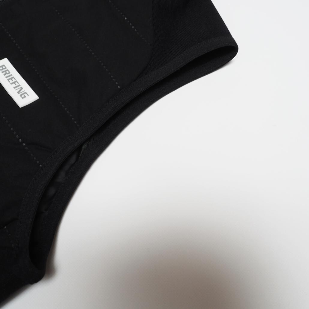 美品 BRIEFING GOLF ウィメンズ中綿ベスト BRG203W30 黒