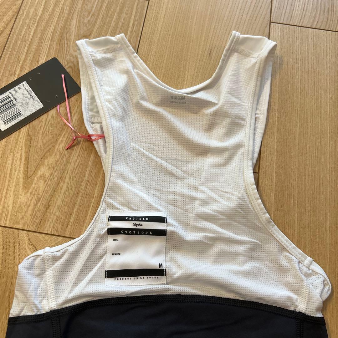 【未使用品】Rapha ビブタイツ ホワイト/ブラック