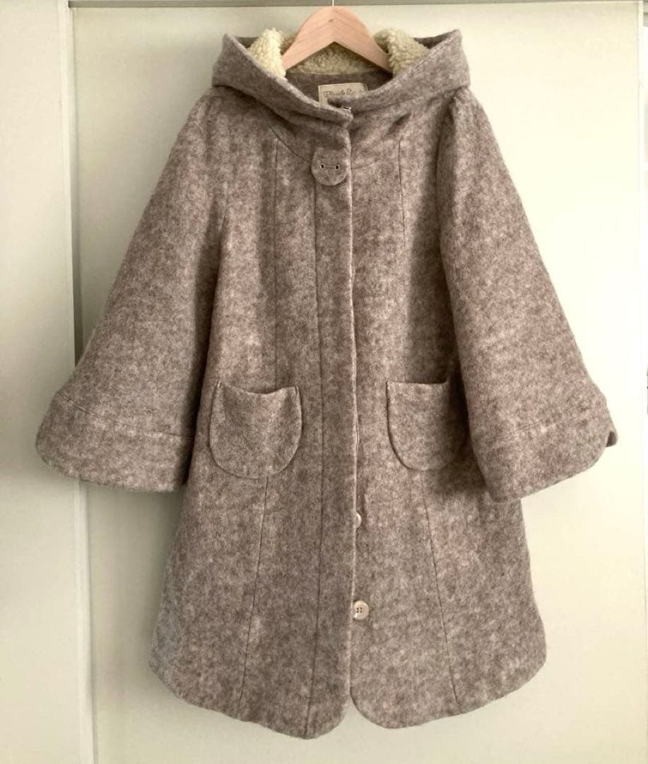 専用取引★人気★franchelippee フランシュリッペ　チリチリねこコート