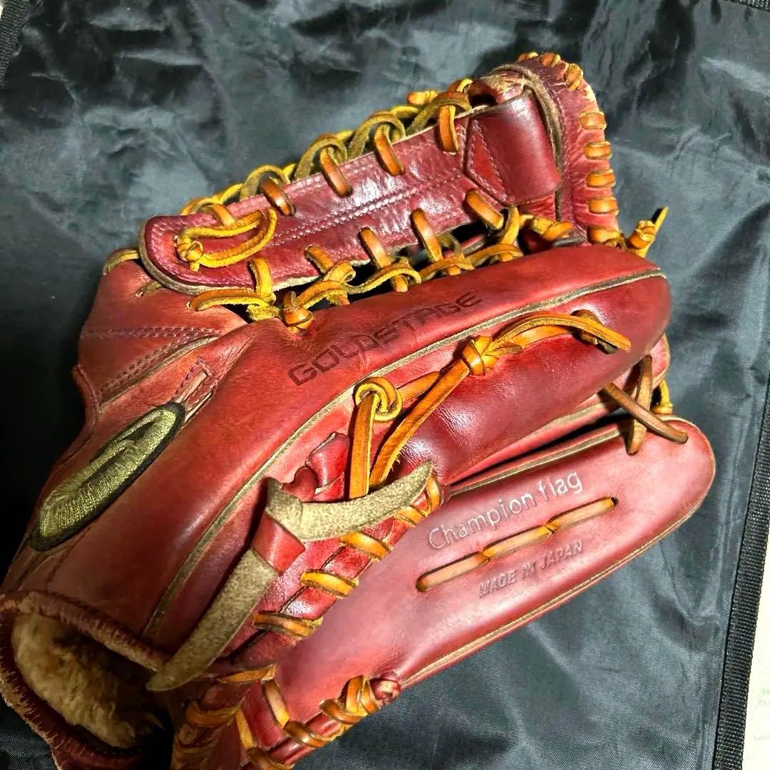 即戦力　asics 外野手用　硬式グローブ