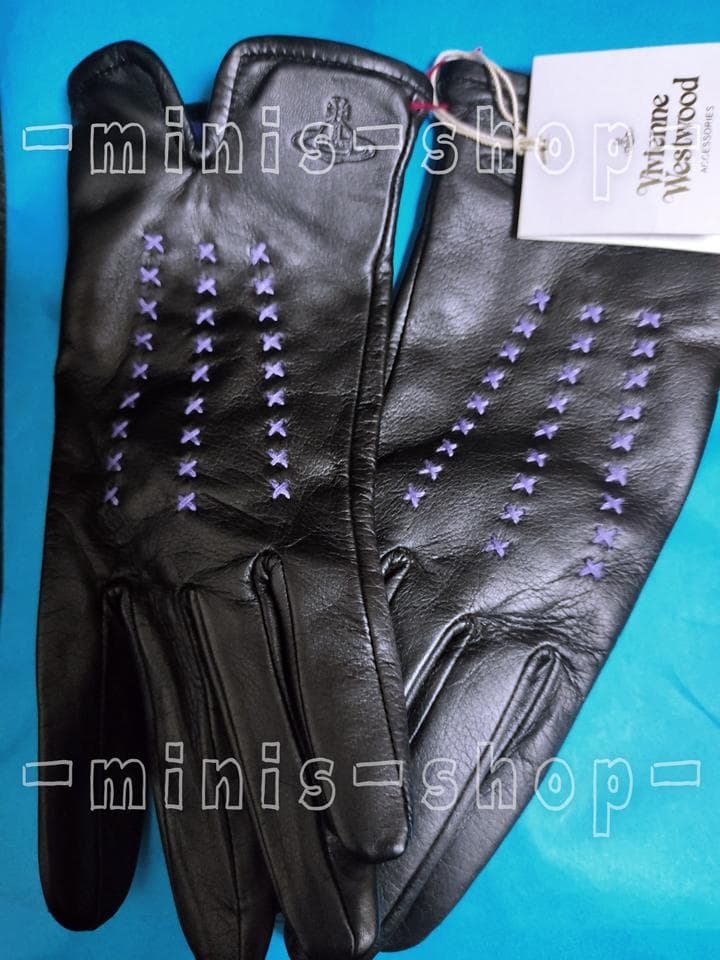 【未使用・美品】ヴィヴィアンウェストウッド　手袋グローブ　羊革　タグ付き　オーヴ