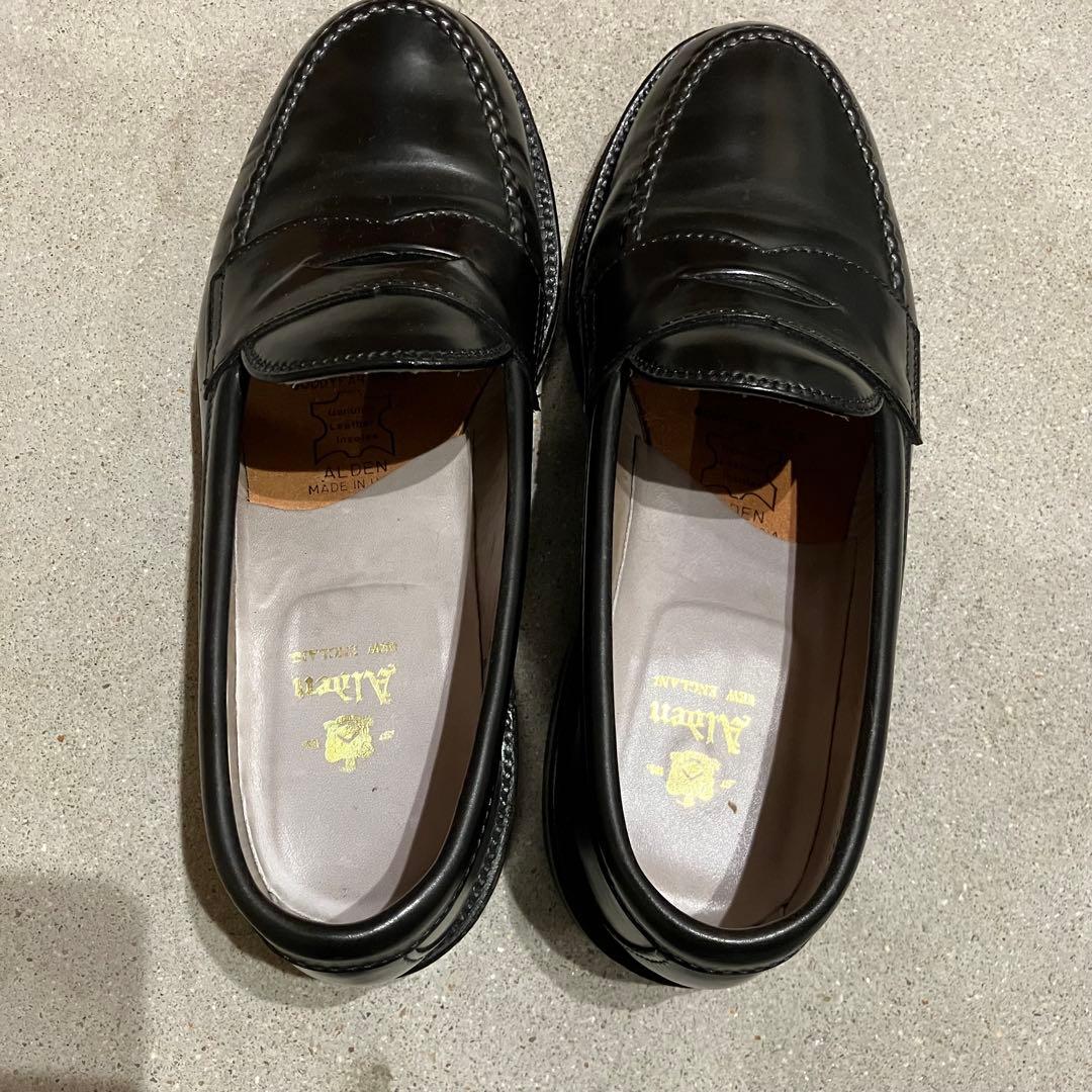 オールデンコードバンAlden ローファー987 バンラスト6D シューツリー付