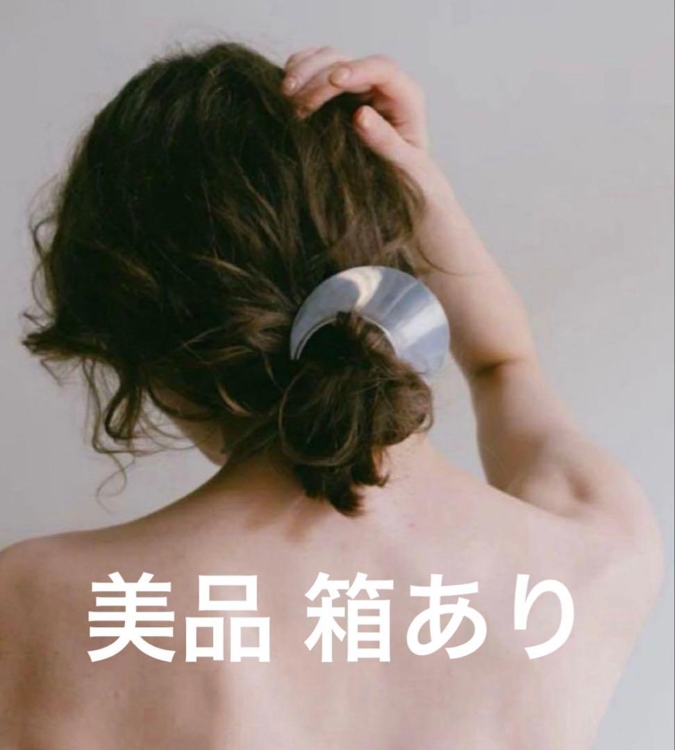 Moon Plate Hair Fork（silver）