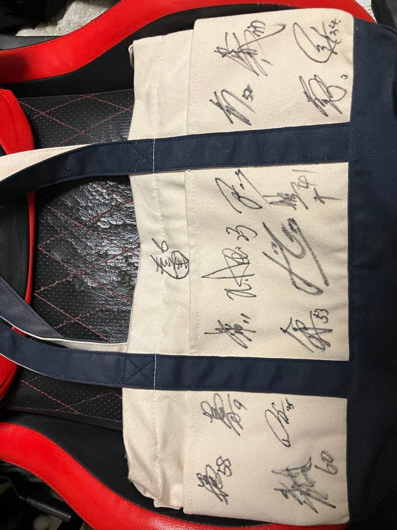 東京ヤクルトスワローズ サイン入りトートバッグ