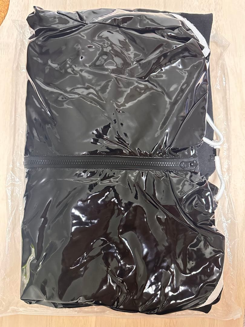 エナメル スーパーウェット光沢 ウィンドブレーカー サウナスーツ 汗出 Lサイズ