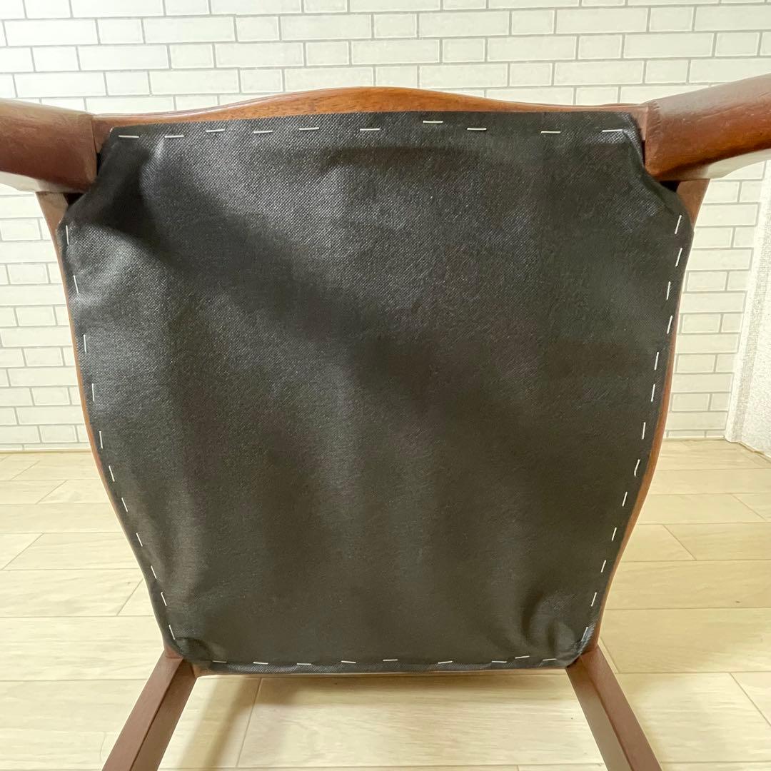 maruni マル二木工 ブラウン ダイニングチェア 鋲打ち 貴族 ベルサイユ