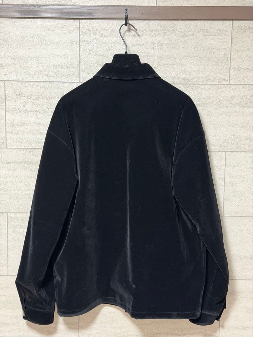 PRADA ベルベット シャツジャケット　ストレッチコットン