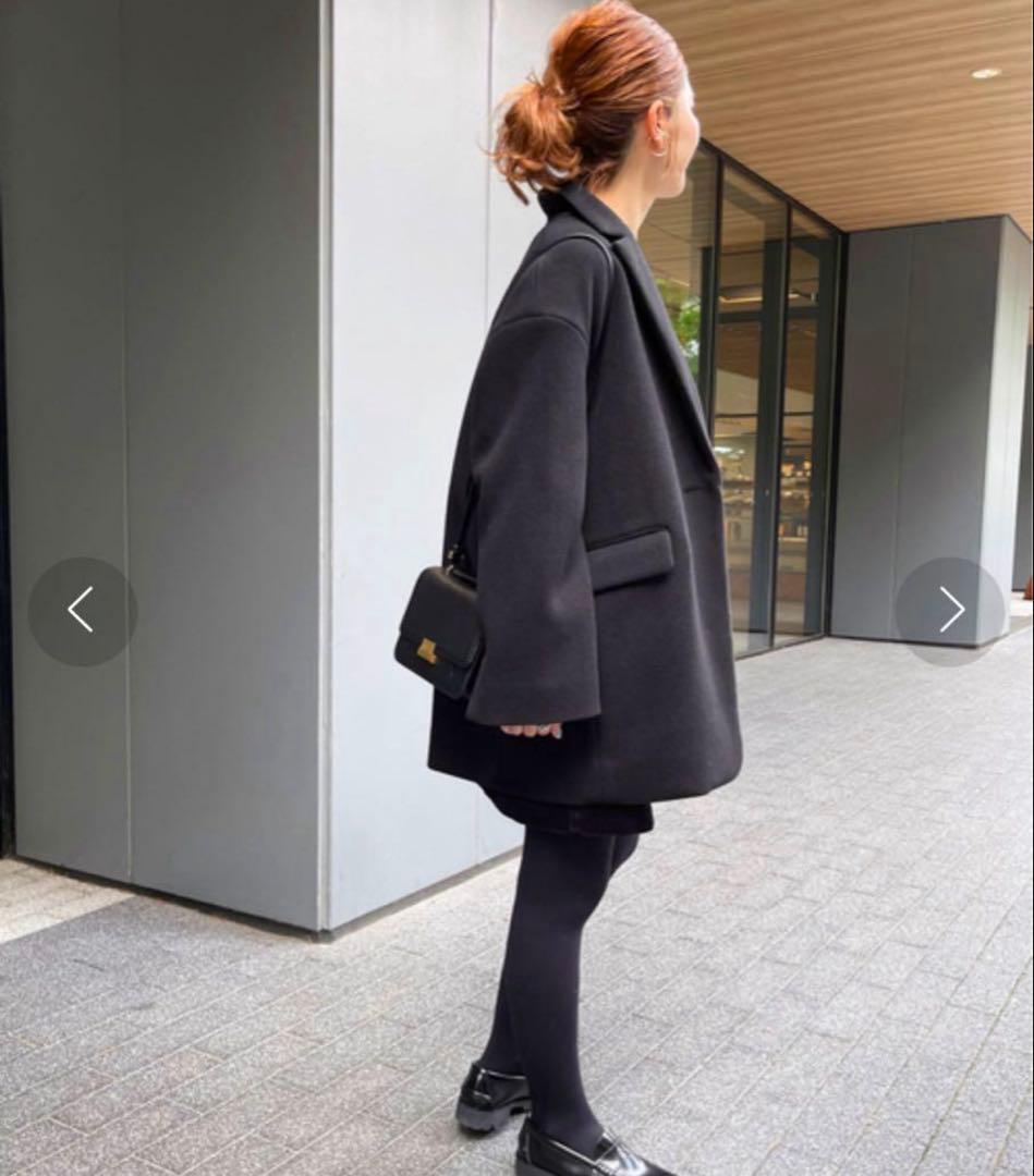 Spick and Span W/Nyモッサジャケットライクコート