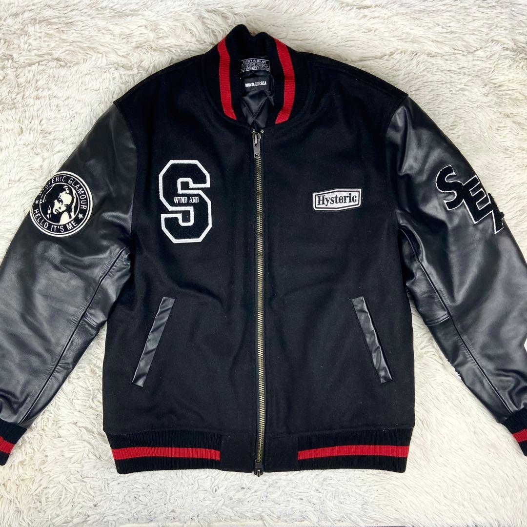 ヒステリックグラマー　ウィンダンシー　スタジャン　サイズL ブラック
