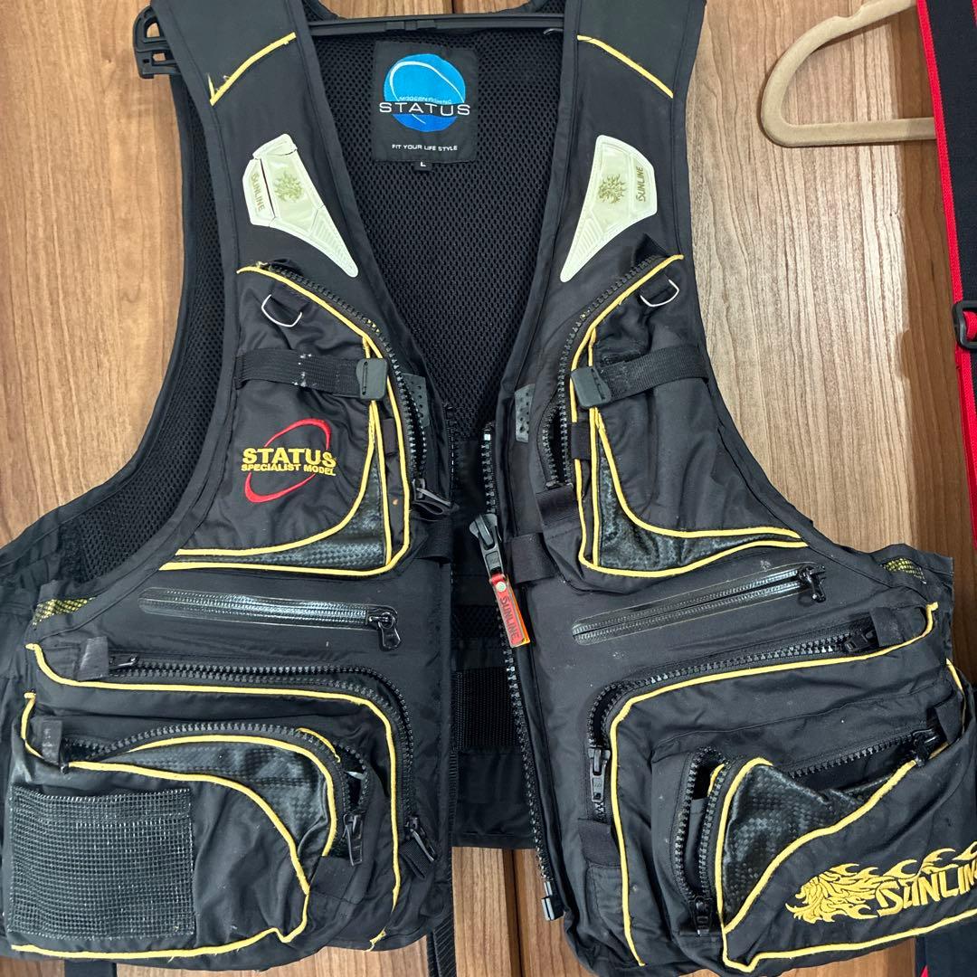 SUNLINE 防寒レイン /ライジャケ　 Lサイズセット