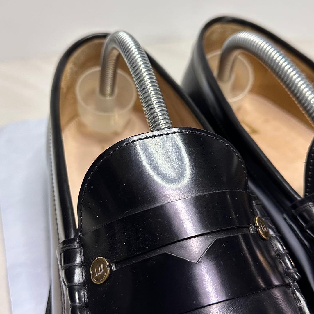 美品☆ダンヒル☆ローファー☆レザー☆ブラック☆サイズ42☆83