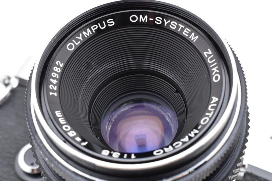 ■美品■ OLYMPUS OM-1＋ZUIKO AUTO₋MACROレンズ