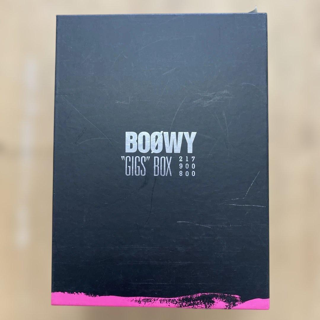ボウイ BOOWY GIGS BOX