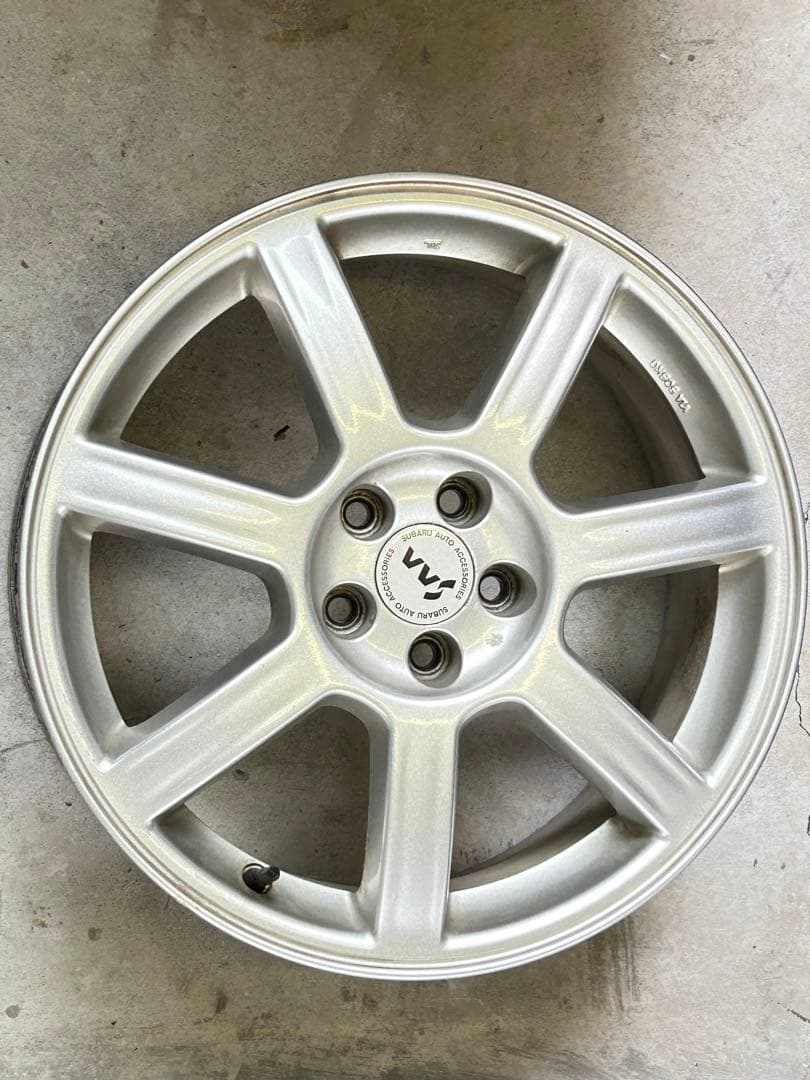 【みきまる】スバル純正ホイール スバルオートアクセサリーズ17x7J