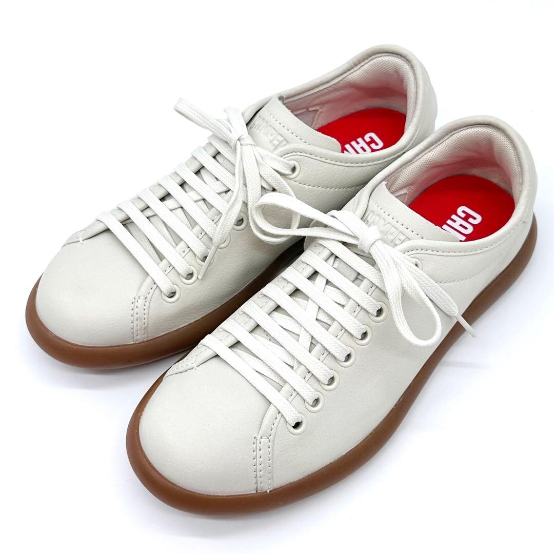 未使用✨カンペール スニーカー ペロータスソイエル レザー ホワイト 24cm位